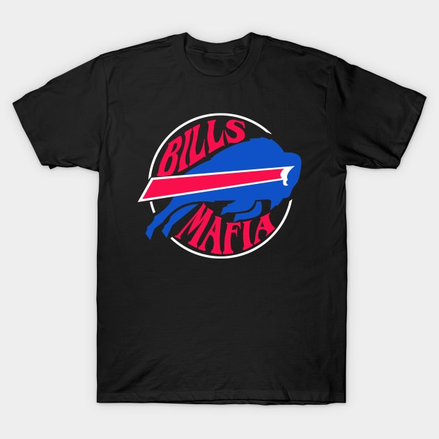 Buffalo Bills - Logo Model T-Shirt by Semhar Flowers art